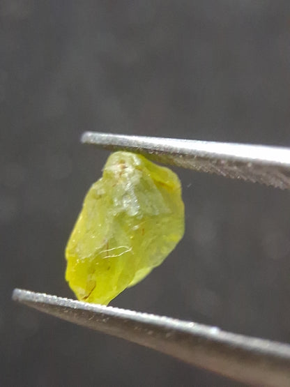 Natural Green Peridot - 1.459 ct - rough gemstone for faceting or rough gemstone jewelry - Natural Gems Belgium