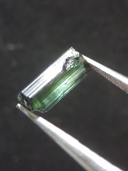 Rough tourmaline - for faceting or rough gemstone jewelry - 1.585 ct - green verdelite - Natural Gems Belgium
