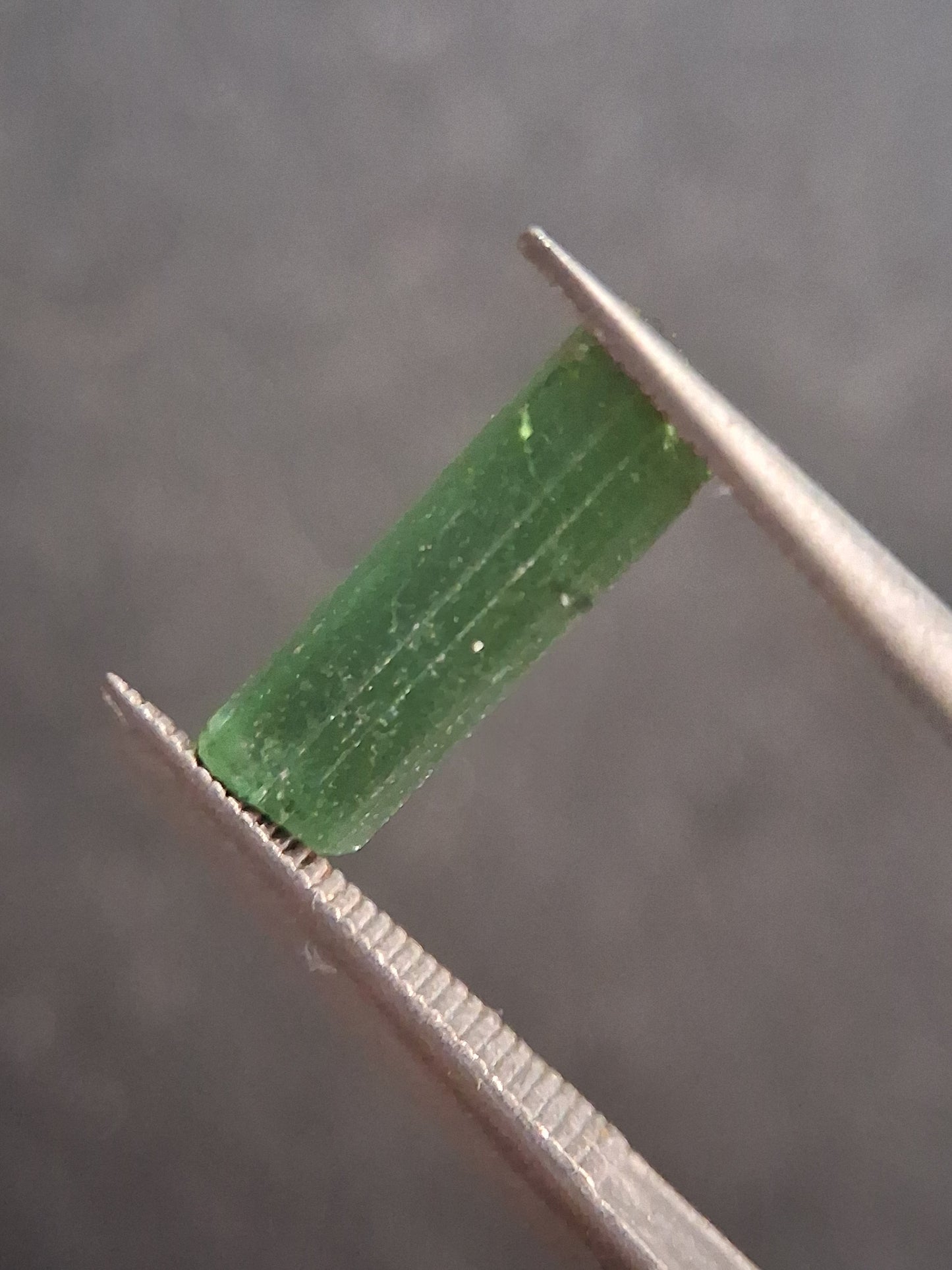 Rough tourmaline - for faceting or rough gemstone jewelry - 1.499 ct - Bright green - Natural Gems Belgium