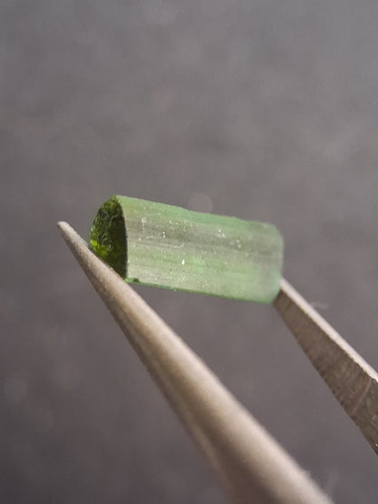Rough tourmaline - for faceting or rough gemstone jewelry - 1.499 ct - Bright green - Natural Gems Belgium