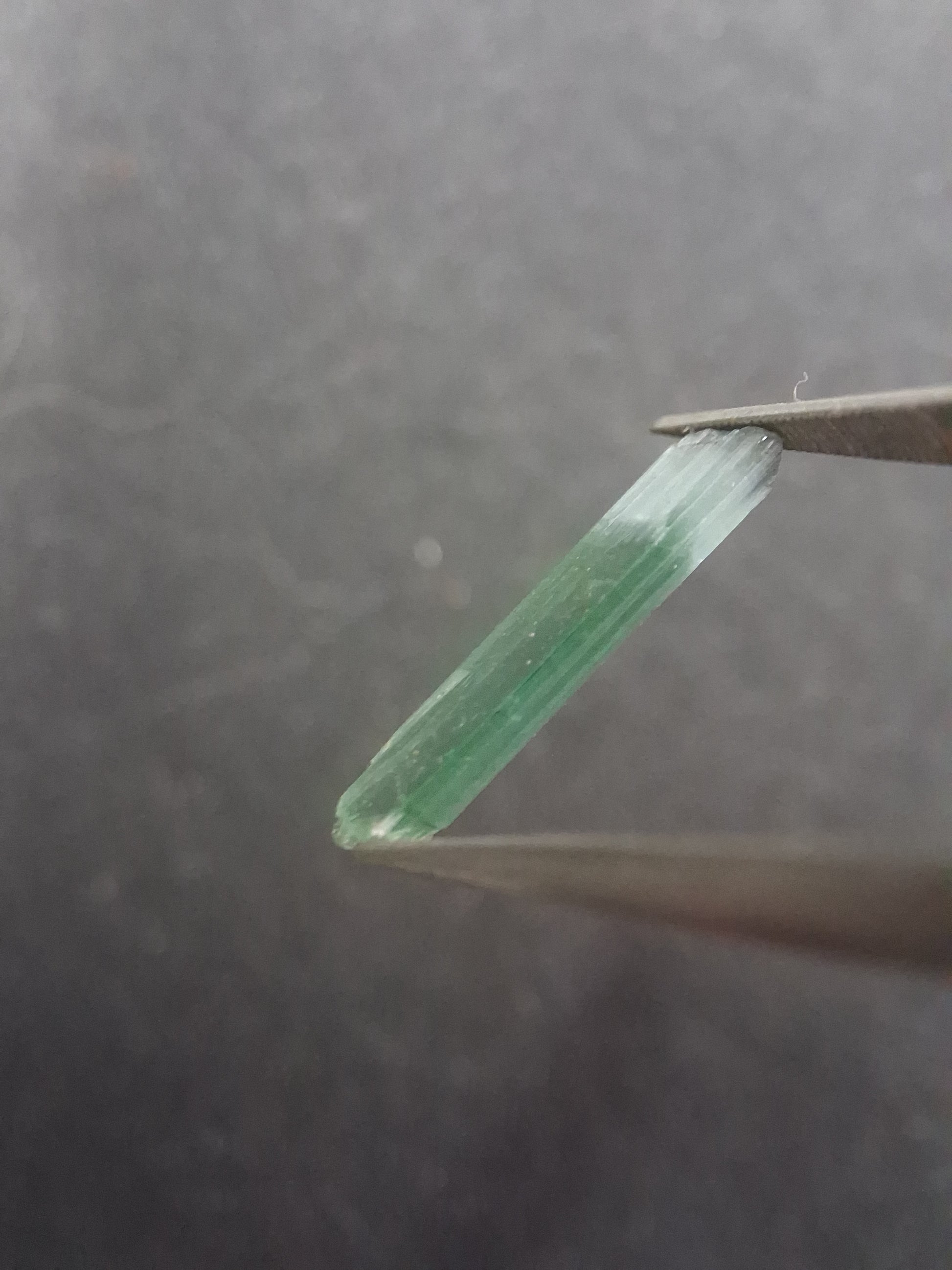 Rough tourmaline - for faceting or rough gemstone jewelry - 1.640 ct - bicolor - Natural Gems Belgium