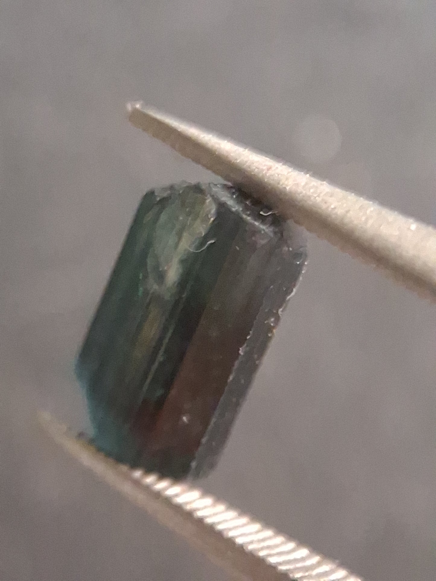Rough tourmaline - for faceting or rough gemstone jewelry - 1.616 ct - deep bluish green - Natural Gems Belgium