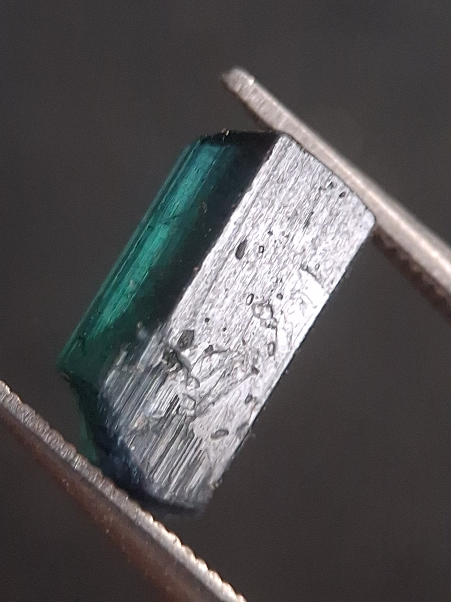 Rough tourmaline - for faceting or rough gemstone jewelry - 1.616 ct - deep bluish green - Natural Gems Belgium
