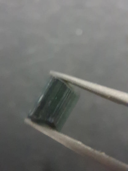 Rough tourmaline - for faceting or rough gemstone jewelry - 2.478 ct - deep green verdelite - Natural Gems Belgium