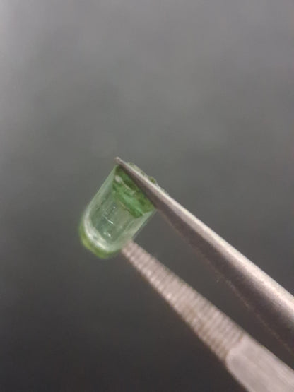 Rough tourmaline - for faceting or rough gemstone jewelry - 1.116 ct - bicolor - Natural Gems Belgium