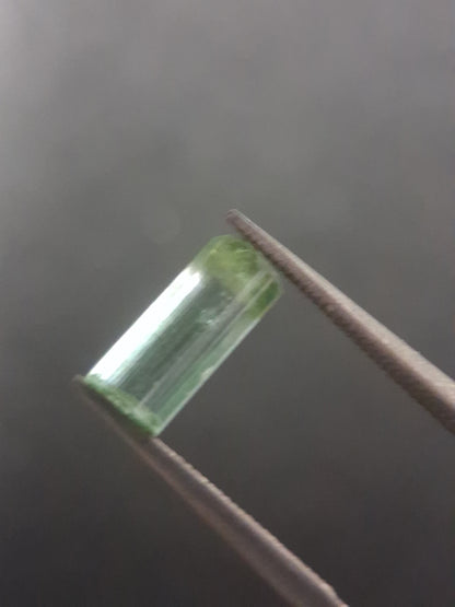 Rough tourmaline - for faceting or rough gemstone jewelry - 1.116 ct - bicolor - Natural Gems Belgium