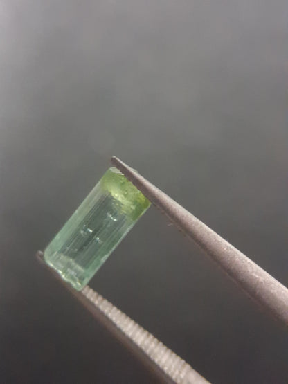 Rough tourmaline - for faceting or rough gemstone jewelry - 1.116 ct - bicolor - Natural Gems Belgium