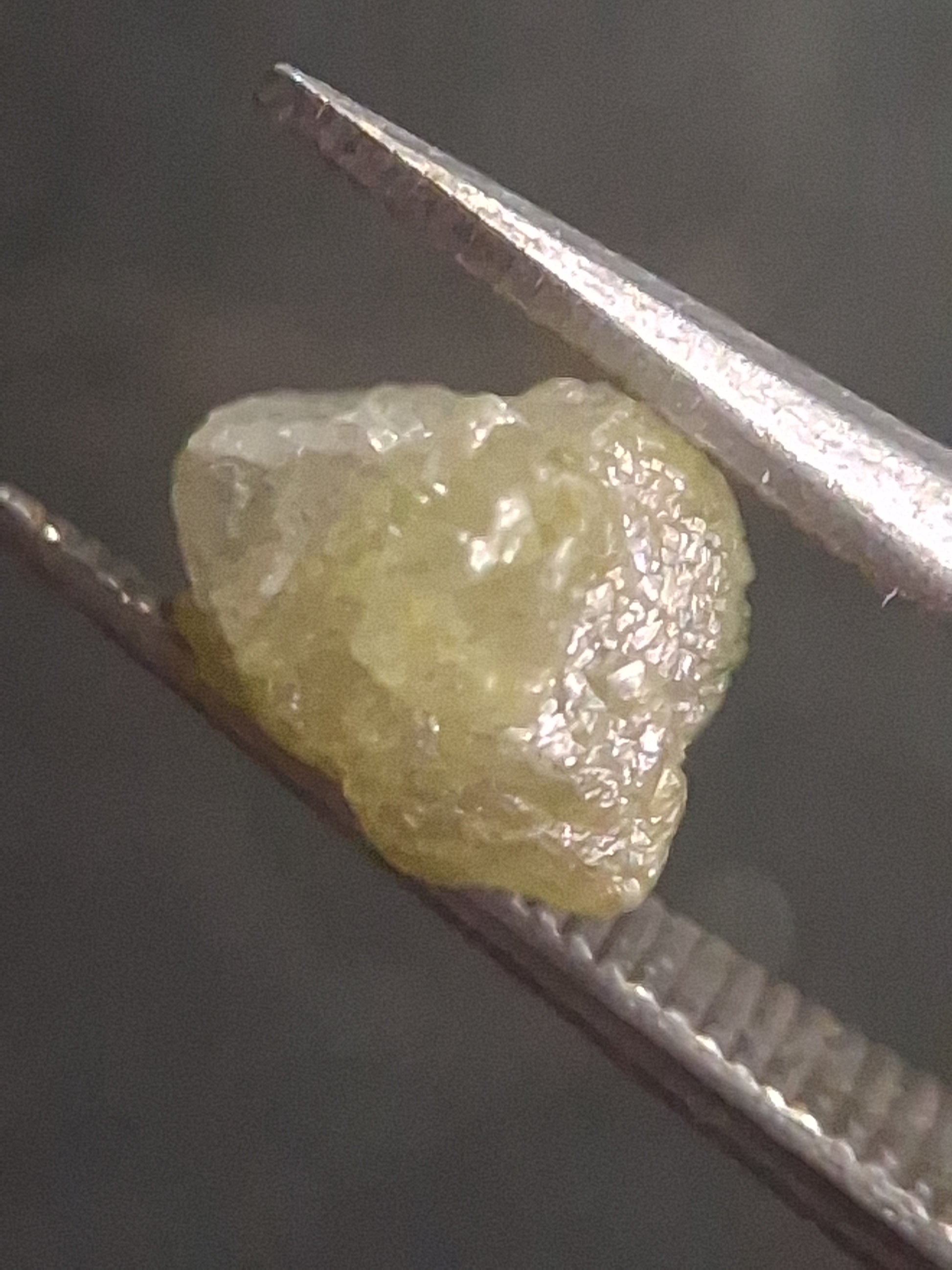 Unpolished Natural Grey Diamond - rough diamond - 1.071 ct - untreated - South Africa - Natural Gems Belgium