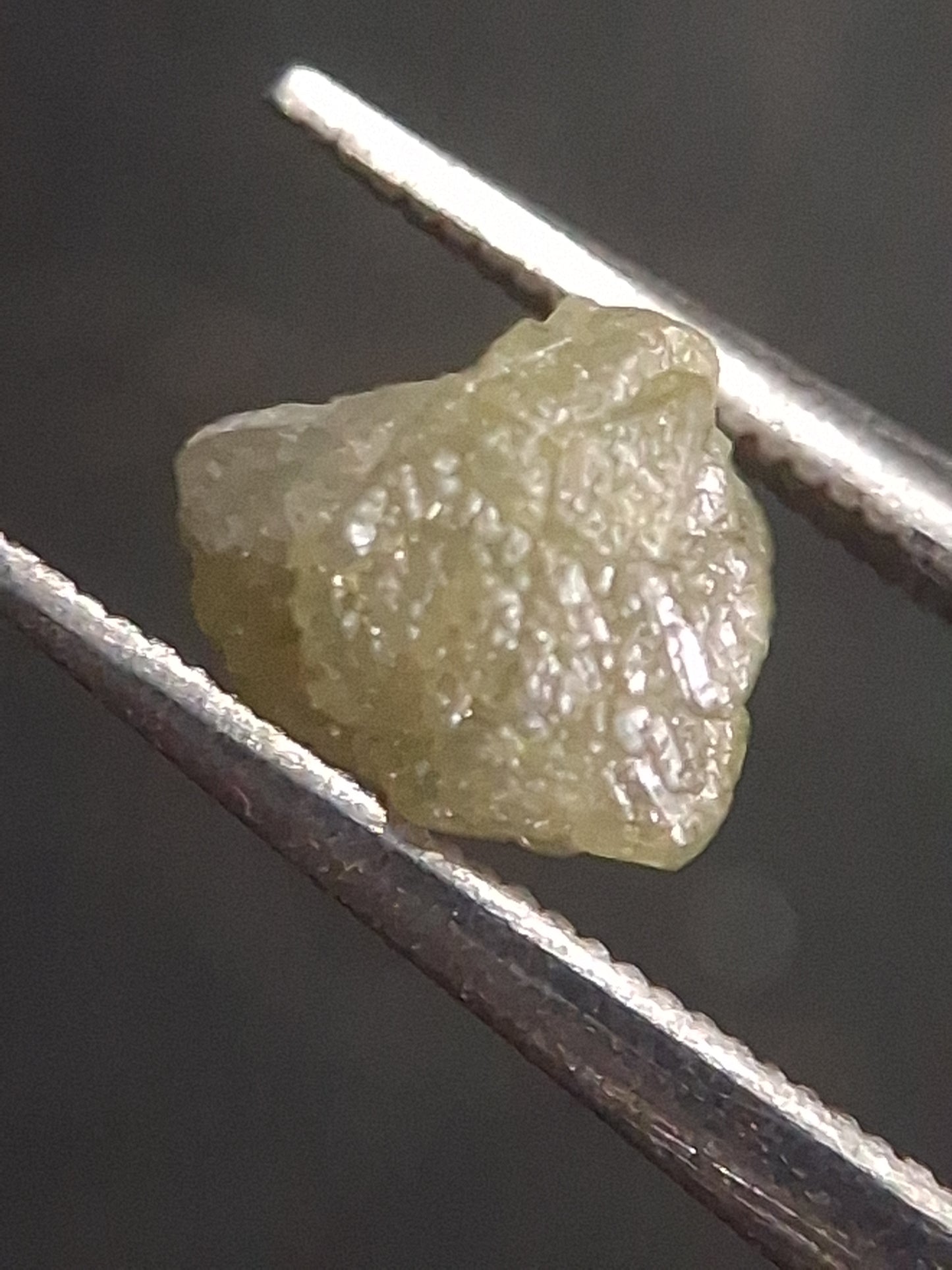 Unpolished Natural Grey Diamond - rough diamond - 1.071 ct - untreated - South Africa - Natural Gems Belgium