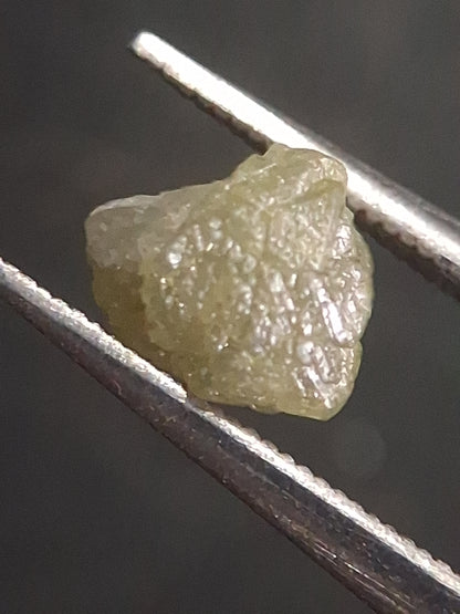 Unpolished Natural Grey Diamond - rough diamond - 1.071 ct - untreated - South Africa - Natural Gems Belgium