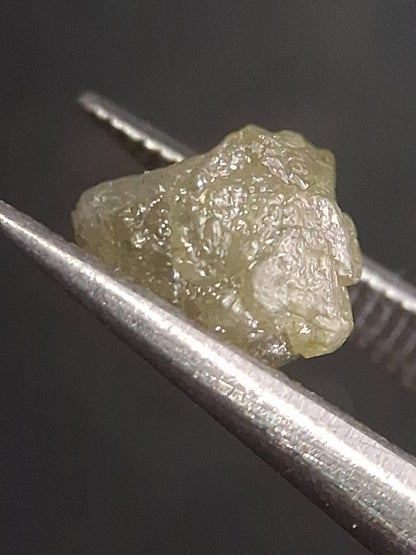 Unpolished Natural Grey Diamond - rough diamond - 1.071 ct - untreated - South Africa - Natural Gems Belgium