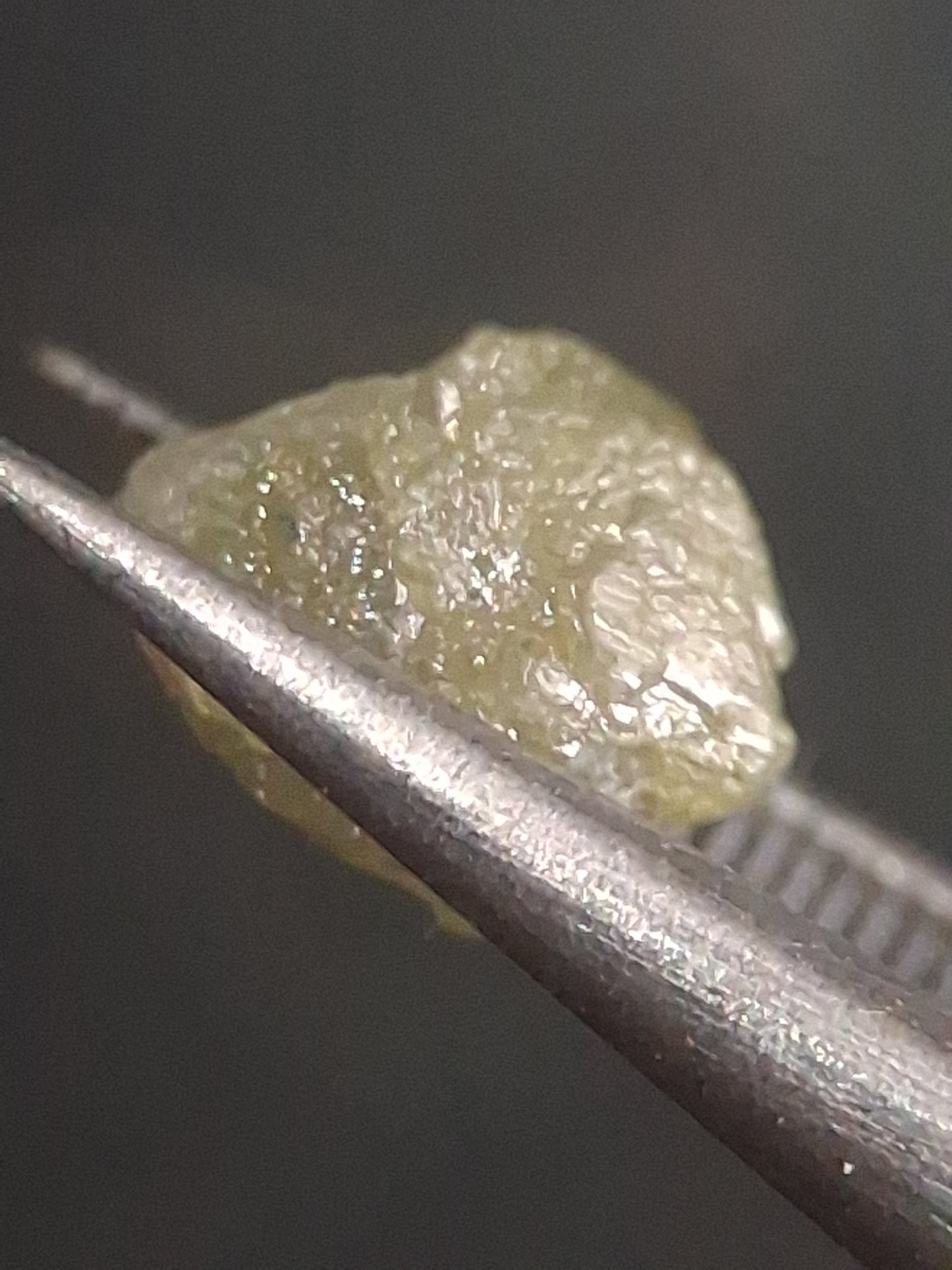 Unpolished Natural Grey Diamond - rough diamond - 1.071 ct - untreated - South Africa - Natural Gems Belgium