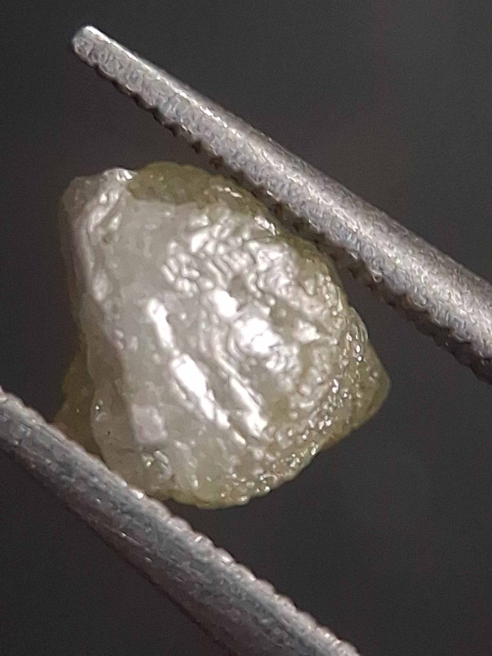 Unpolished Natural Grey Diamond - rough diamond - 1.071 ct - untreated - South Africa - Natural Gems Belgium