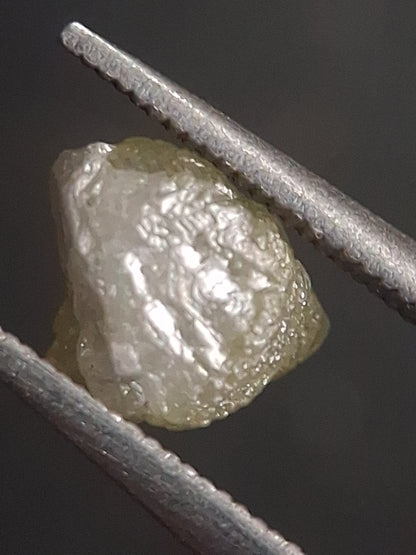 Unpolished Natural Grey Diamond - rough diamond - 1.071 ct - untreated - South Africa - Natural Gems Belgium