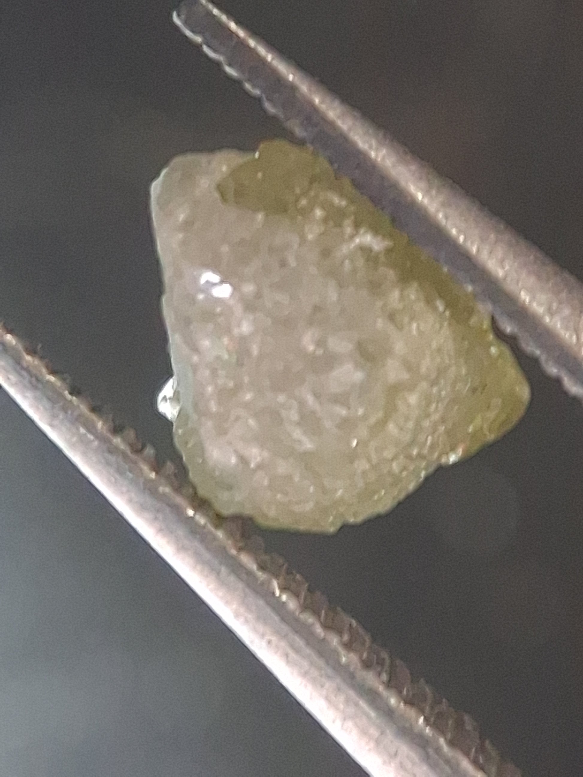 Unpolished Natural Grey Diamond - rough diamond - 1.071 ct - untreated - South Africa - Natural Gems Belgium