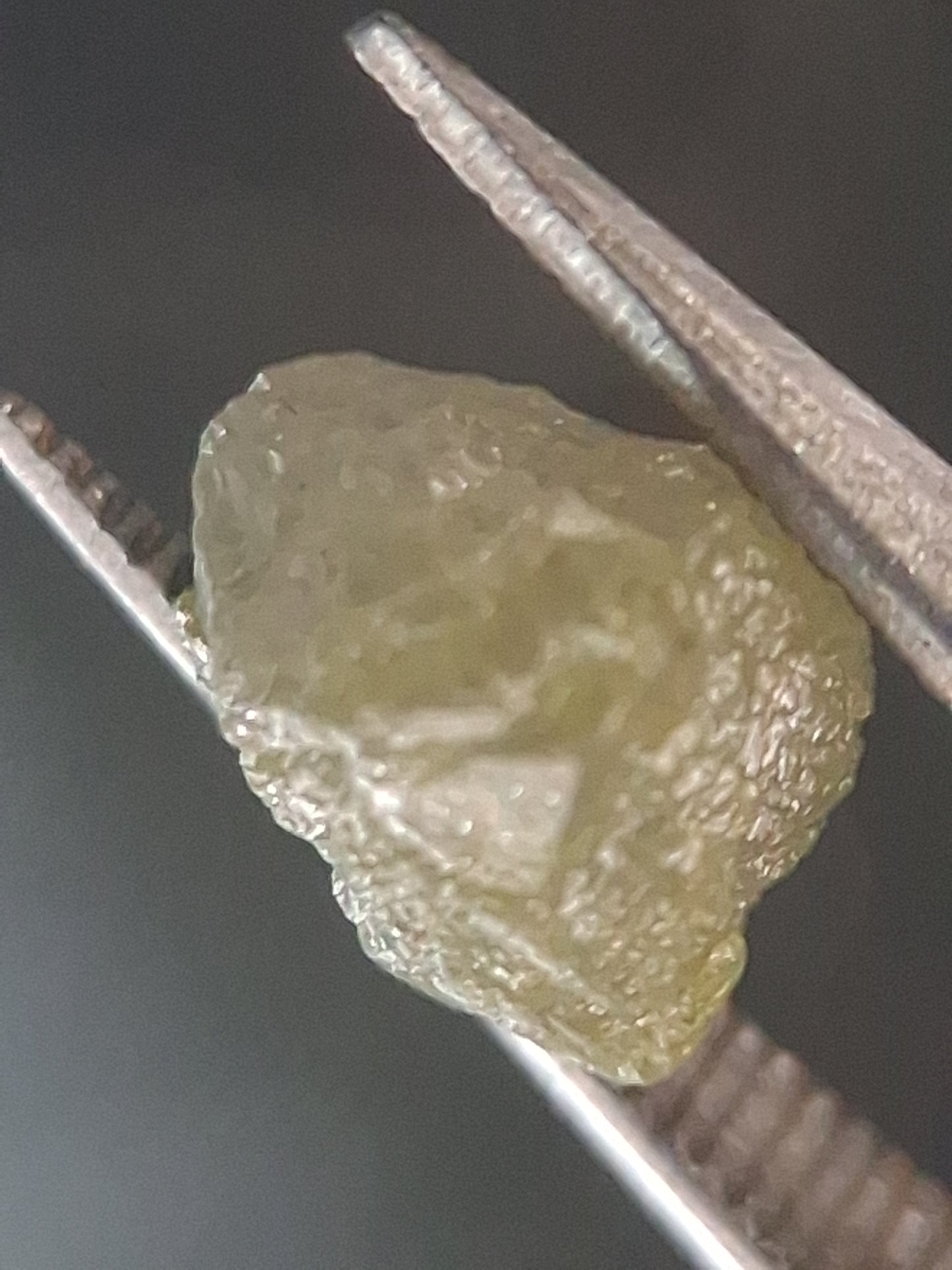 Unpolished Natural Grey Diamond - rough diamond - 1.071 ct - untreated - South Africa - Natural Gems Belgium