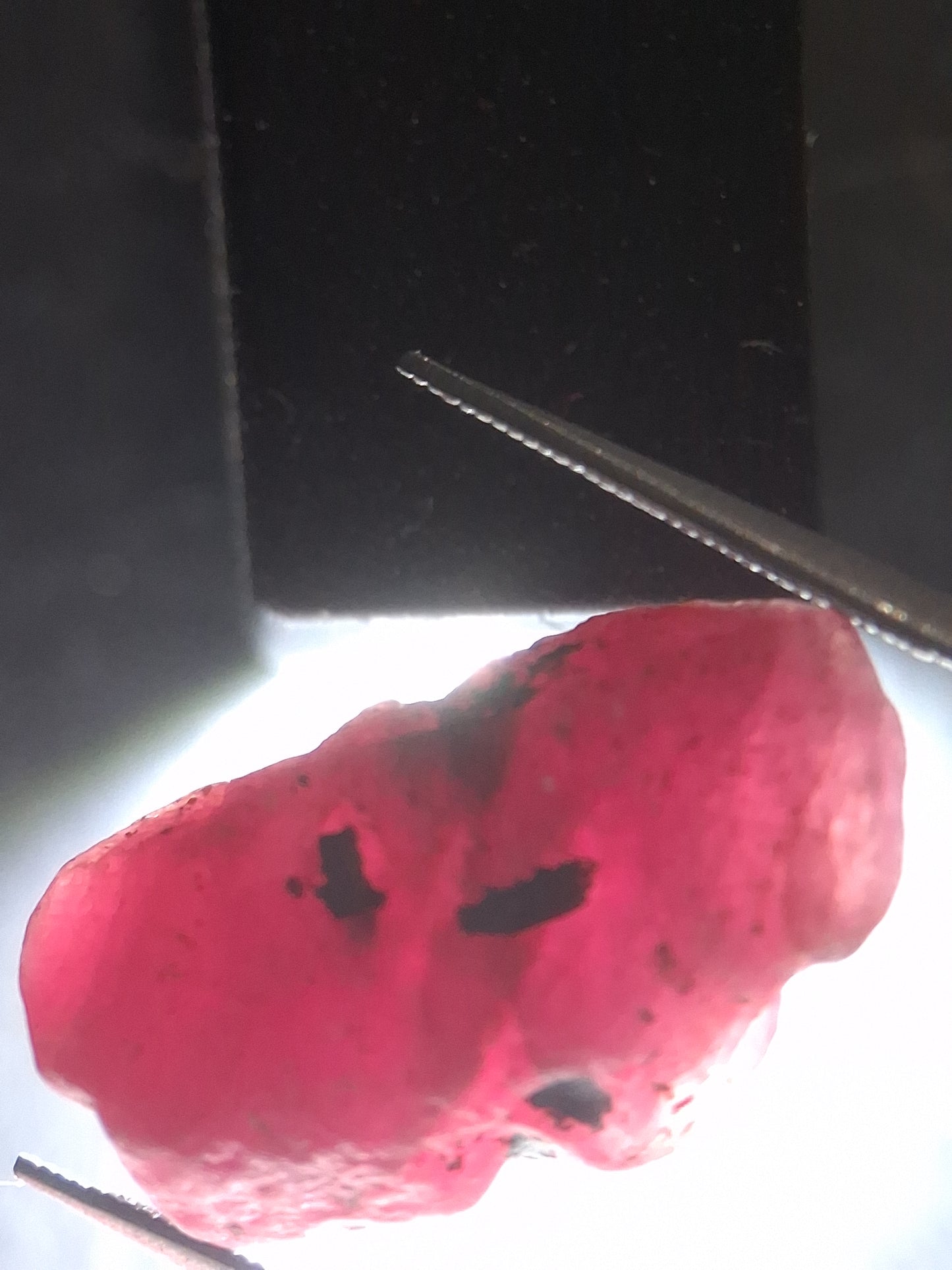 Natural Red Ruby - 18.987 ct - rough ruby - untreated - Africa - Natural Gems Belgium
