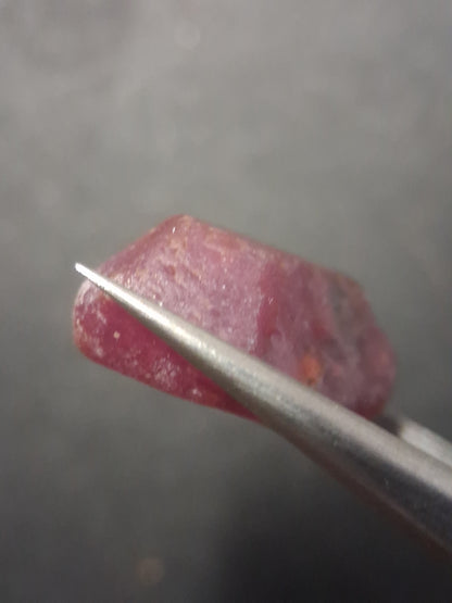 Natural Red Ruby - 22.226 ct - rough ruby - untreated - Africa - Natural Gems Belgium