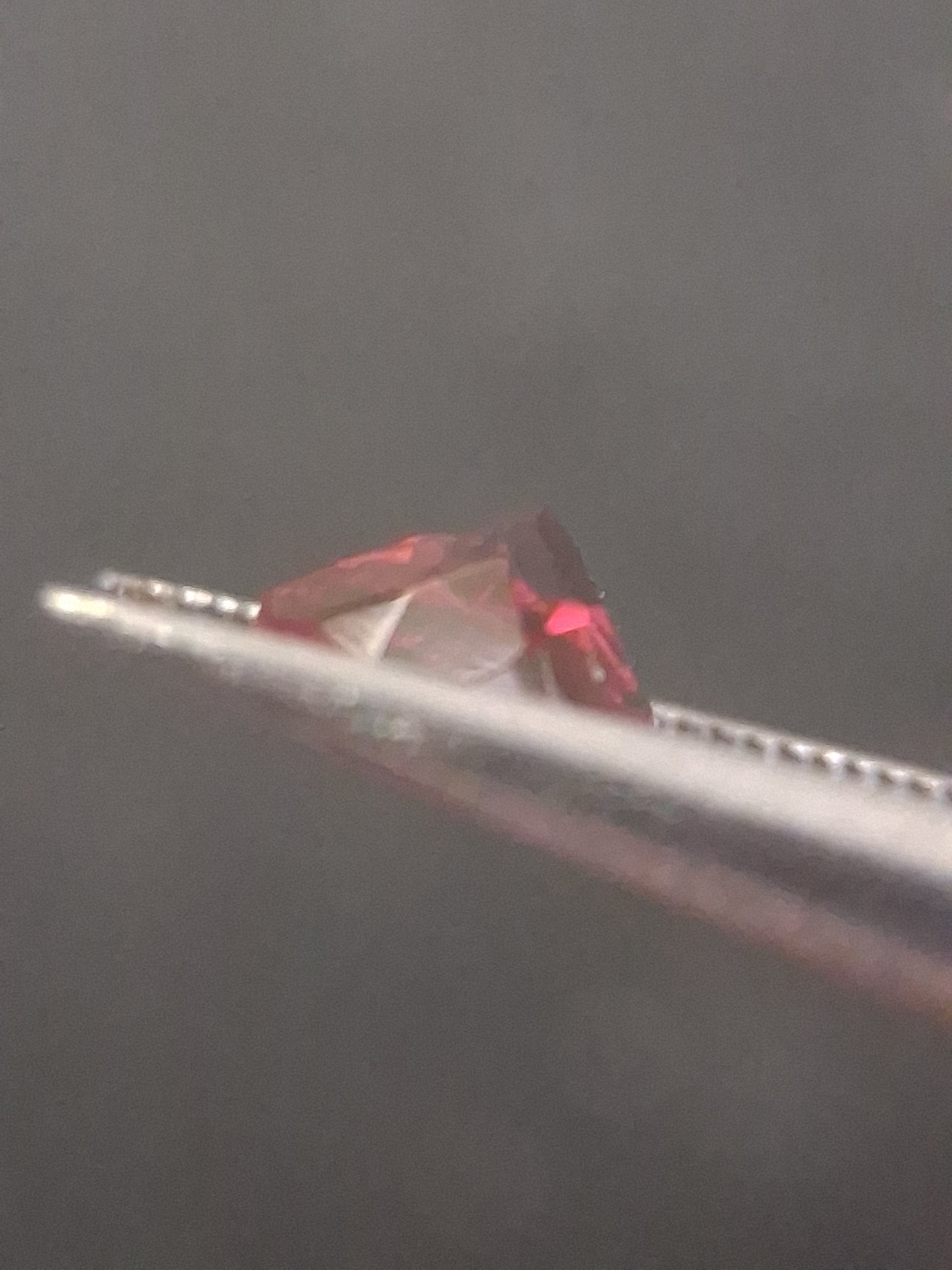 Natural Red Garnet - Rhodolite - 1.007 ct - oval - unheated- red - Natural Gems Belgium