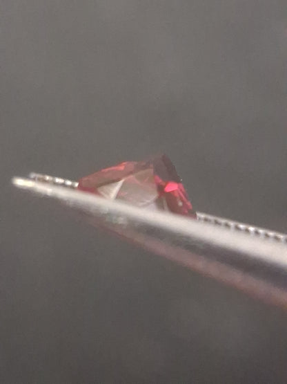 Natural Red Garnet - Rhodolite - 1.007 ct - oval - unheated- red - Natural Gems Belgium