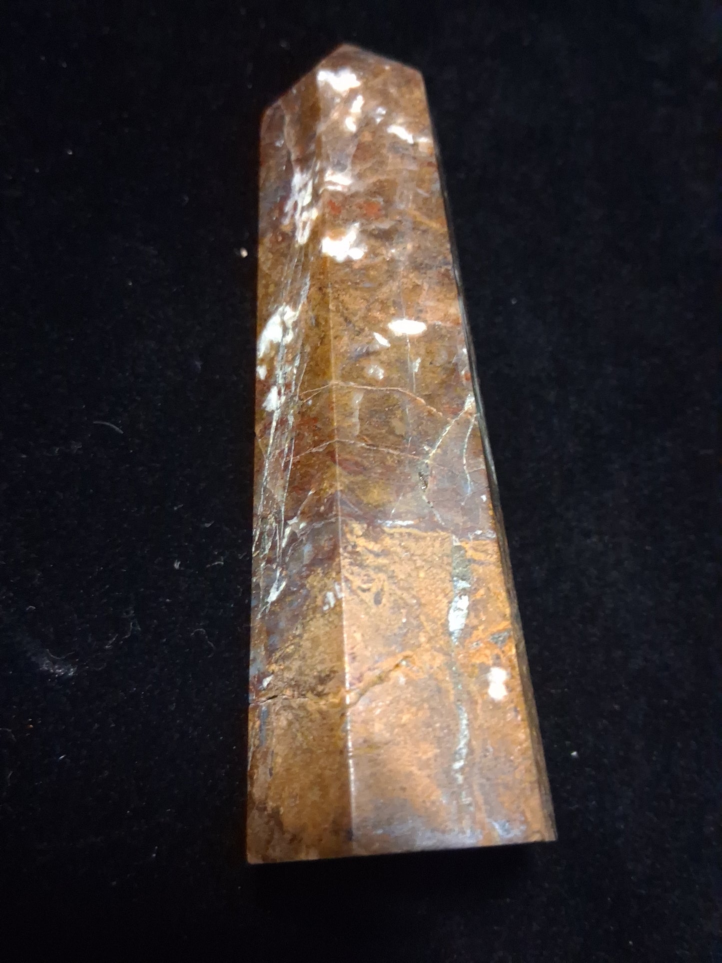 Natural Brown Agate tower - 10.25 cm - brown agate