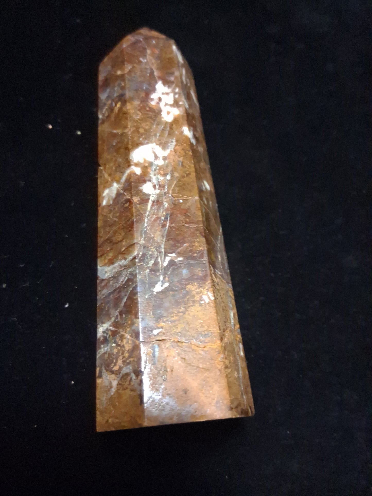 Natural Brown Agate tower - 10.25 cm - brown agate