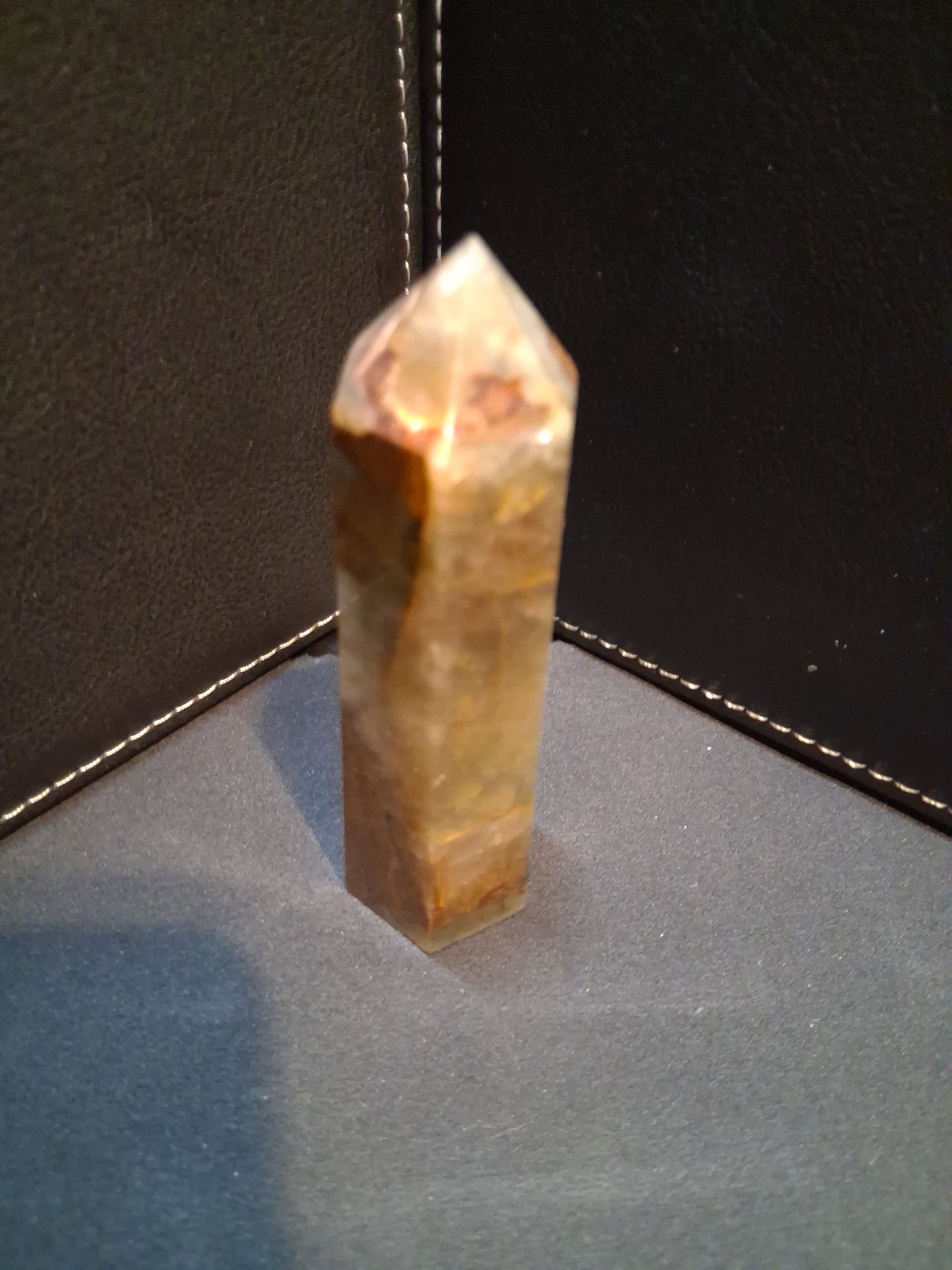 Natural Brown Agate tower - 8.50 cm - brown agate