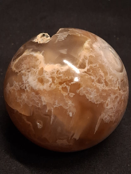Natural Agate Sphere - 4.7 cm - Sakura agate - Druzy pocket