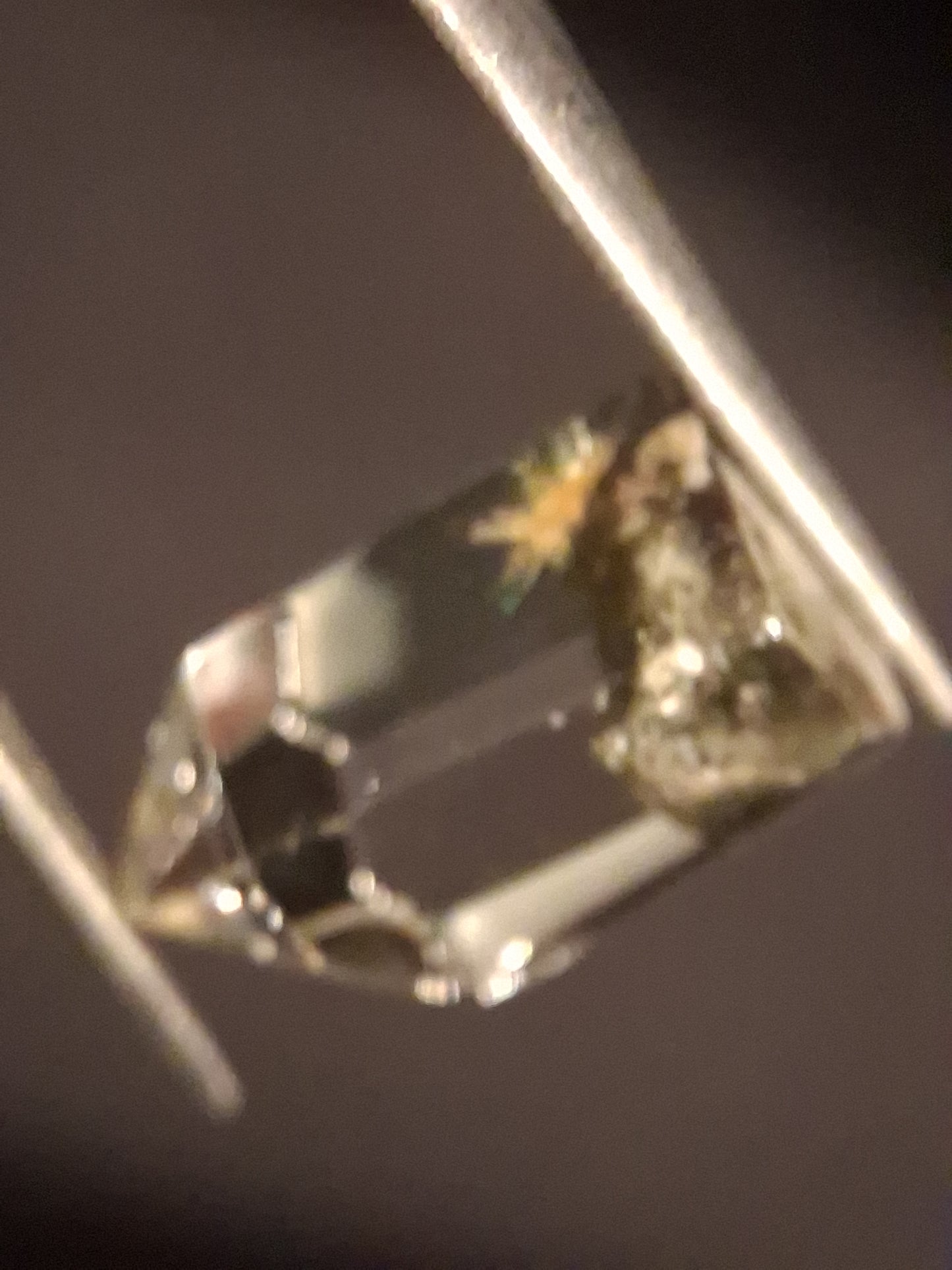 Crystal point of Phantom Quartz - gardenscape yellow flower in desert - collectors item