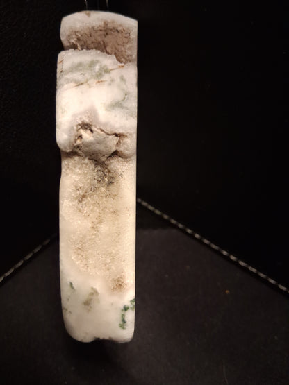 Natural Moss Agate - rough agate slice - 7.6 x 6.4 cm - high quality specimen