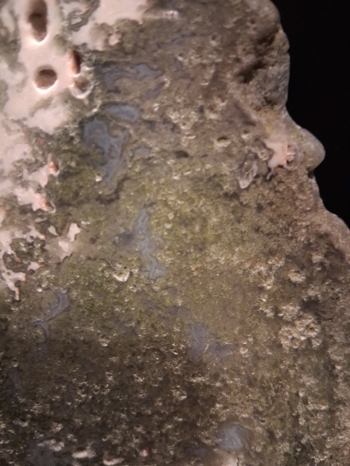 Natural Moss Agate - rough agate slab - 15.5 x 9.5 cm - high quality specimen