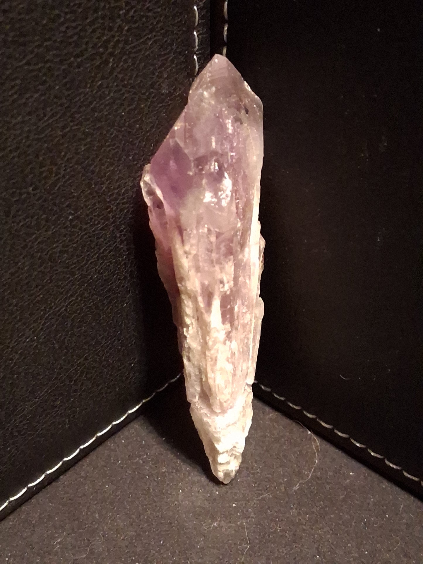Natural purple rough amethyst - rough amethyst torch - 7.9  x 2.5 cm