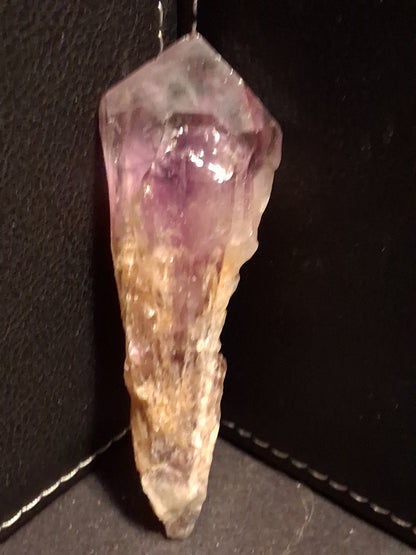 Natural purple rough amethyst - rough amethyst torch - 7.8  x 2.1 cm