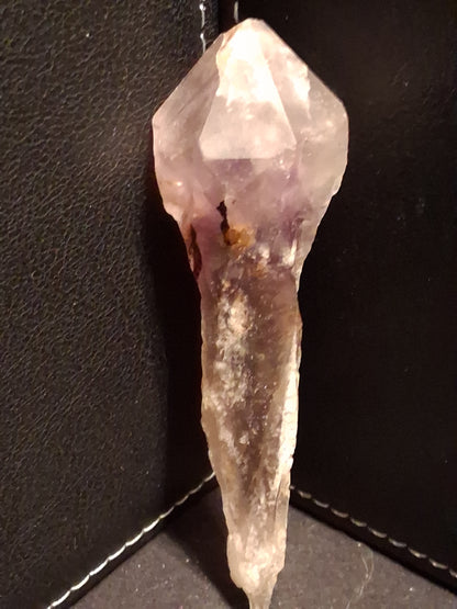Natural purple rough amethyst - rough amethyst torch - 9.4  x 2.4 cm