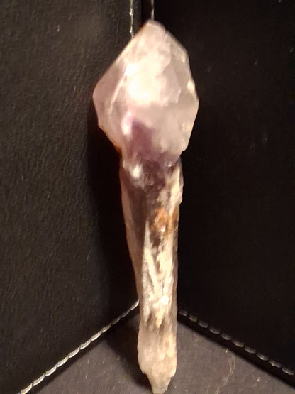 Natural purple rough amethyst - rough amethyst torch - 9.4  x 2.4 cm