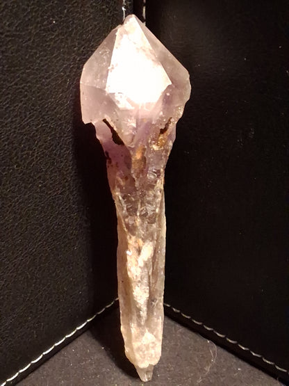 Natural purple rough amethyst - rough amethyst torch - 9.4  x 2.4 cm