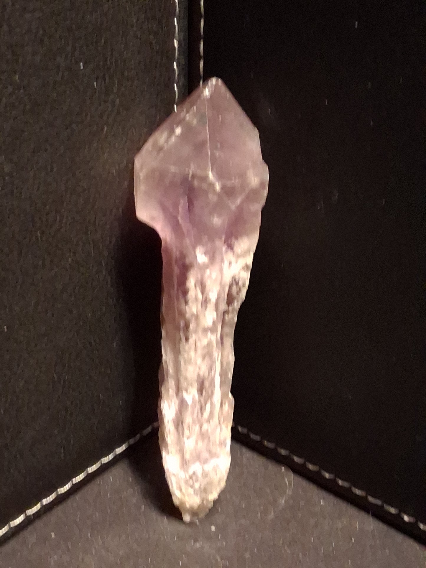 Natural purple rough amethyst - rough amethyst torch - 8.9  x 3.0 cm