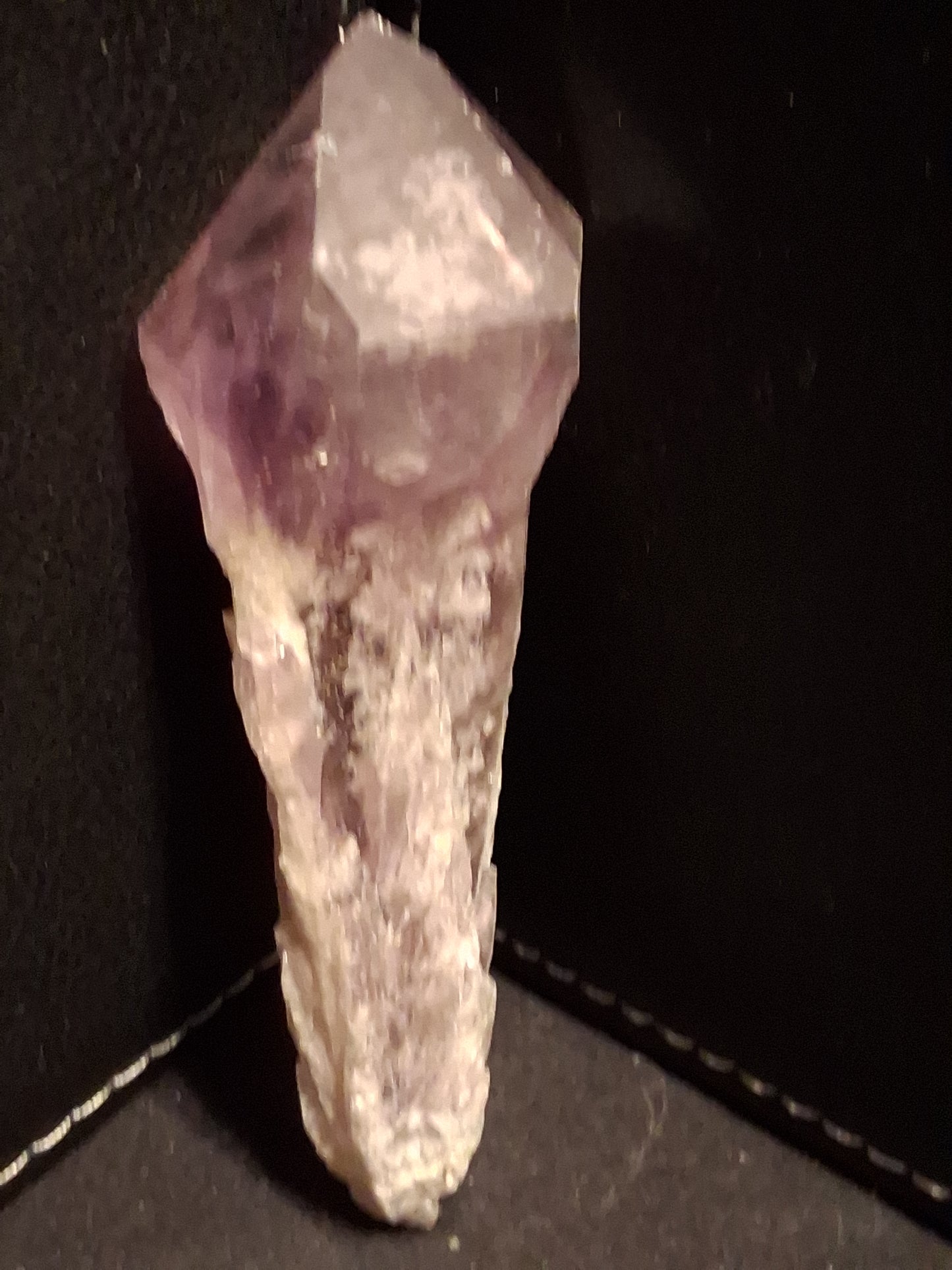 Natural purple rough amethyst - rough amethyst torch - 8.9  x 3.0 cm