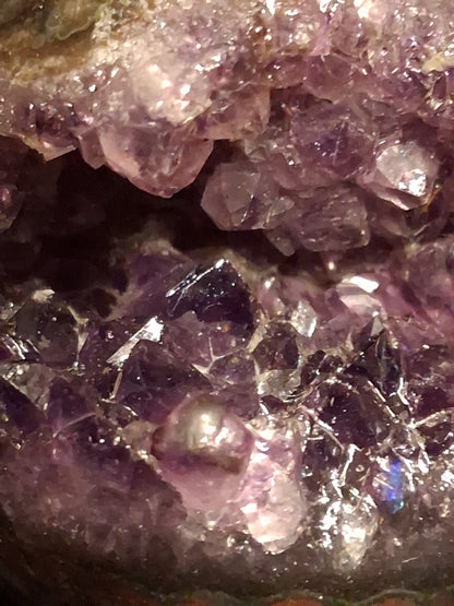 Natural Amethyst geode - Sphere - 5.2 cm - deep purple