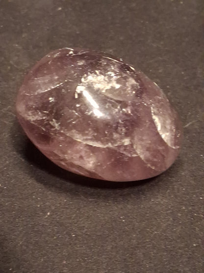 Natural purple Amethyst - 4.3 cm - Tumbled Amethyst - oval