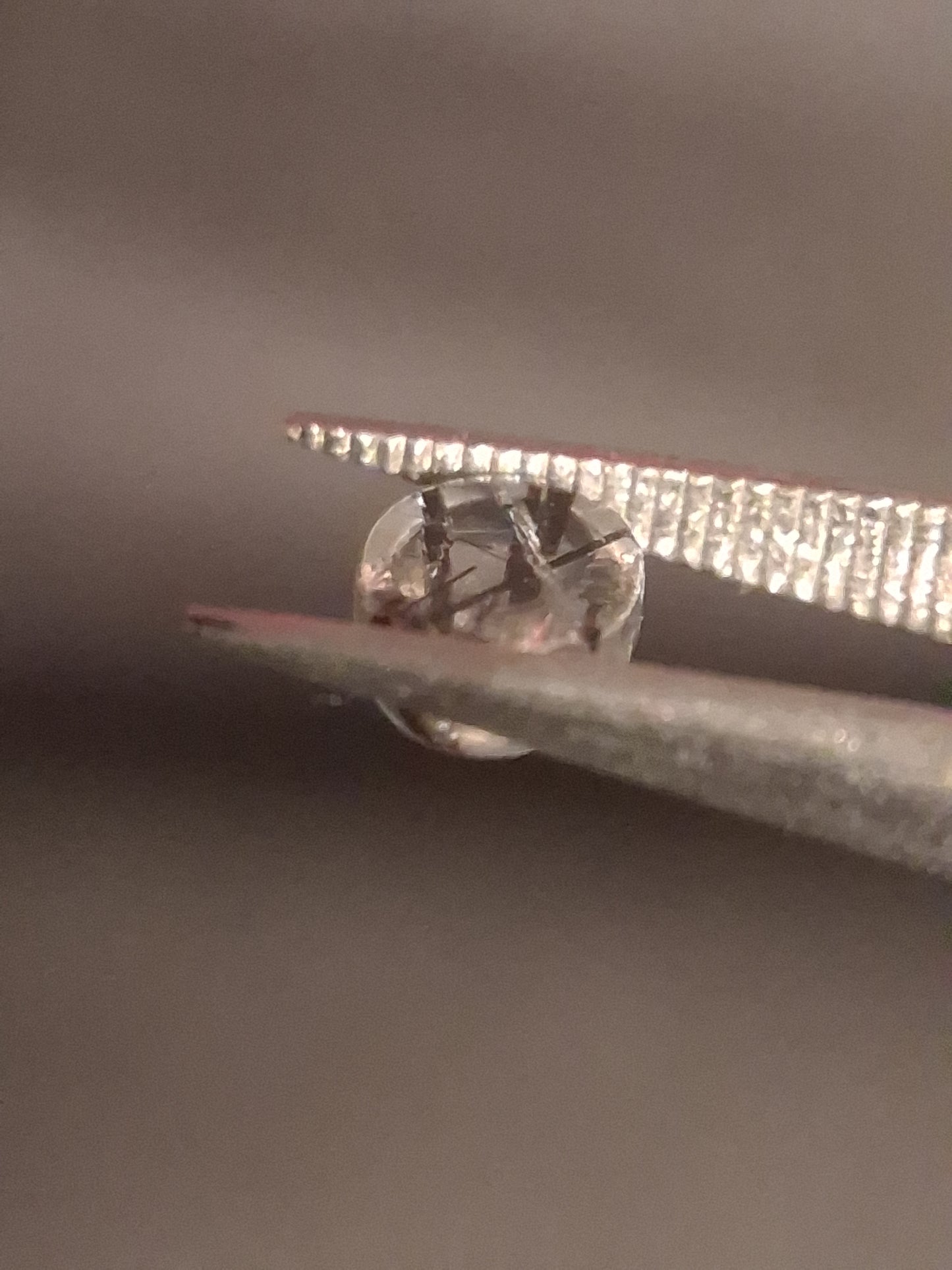 Natural Rutilated Quartz - oval cabochon - black rutile quartz - 0.475 ct