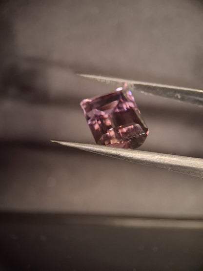 Natural purple and yellow Ametrine - 12.355 ct - AAA grade - octagon - certified natural