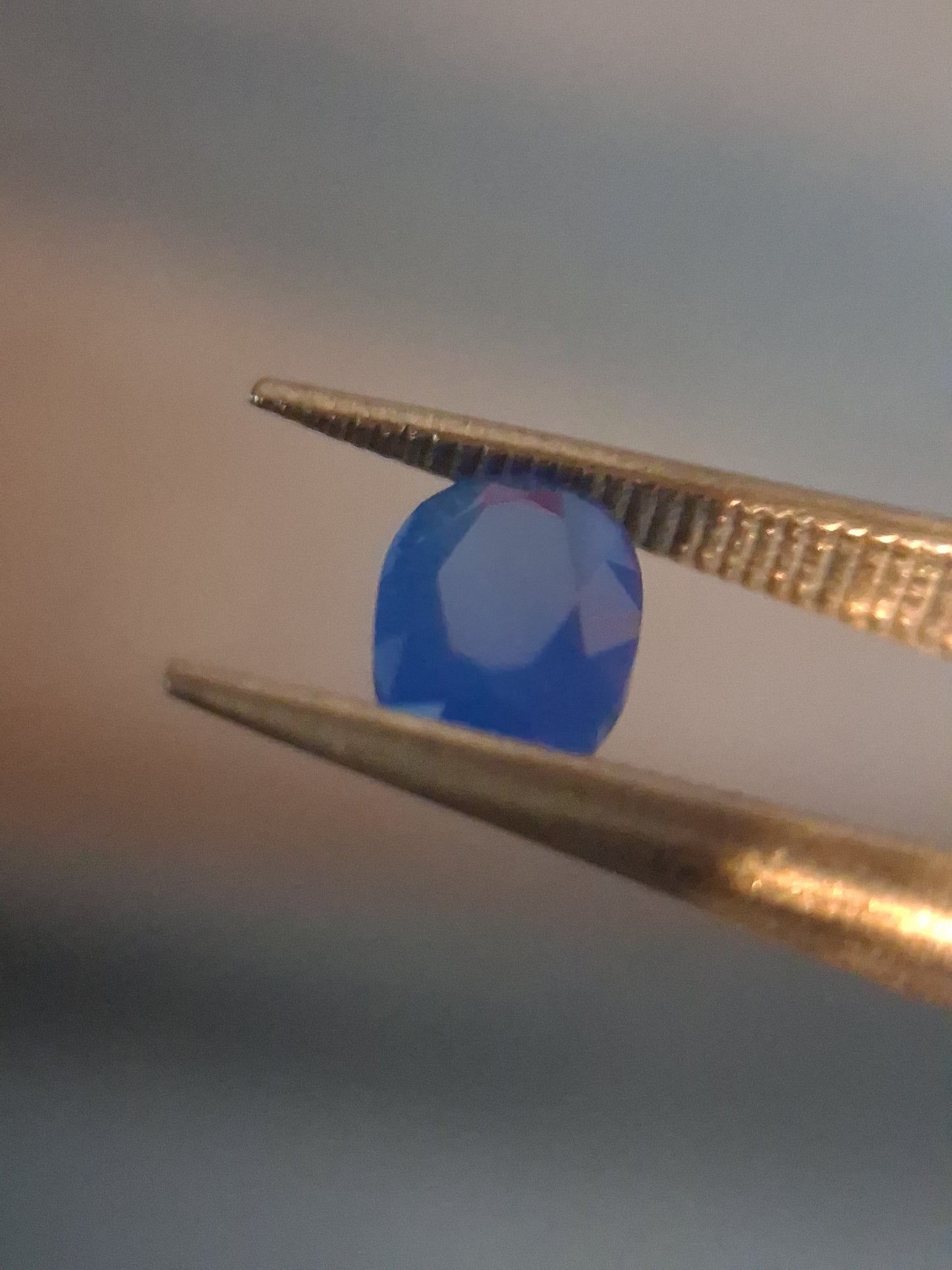 Natural Faceted Agate - Blue Agate - 0.415 ct - oval - Natural Gems Belgium