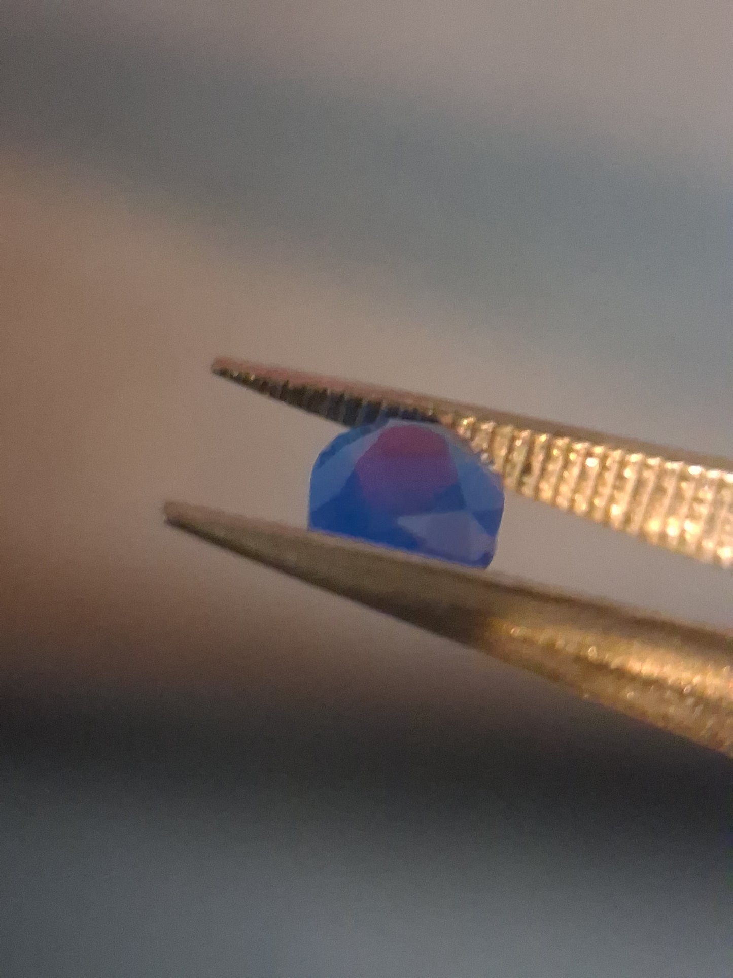 Natural Faceted Agate - Blue Agate - 0.415 ct - oval - Natural Gems Belgium