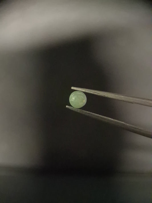 Natural Aventurine - cabochon - round - 4mm - 0.285 ct - green aventurine - Natural Gems Belgium