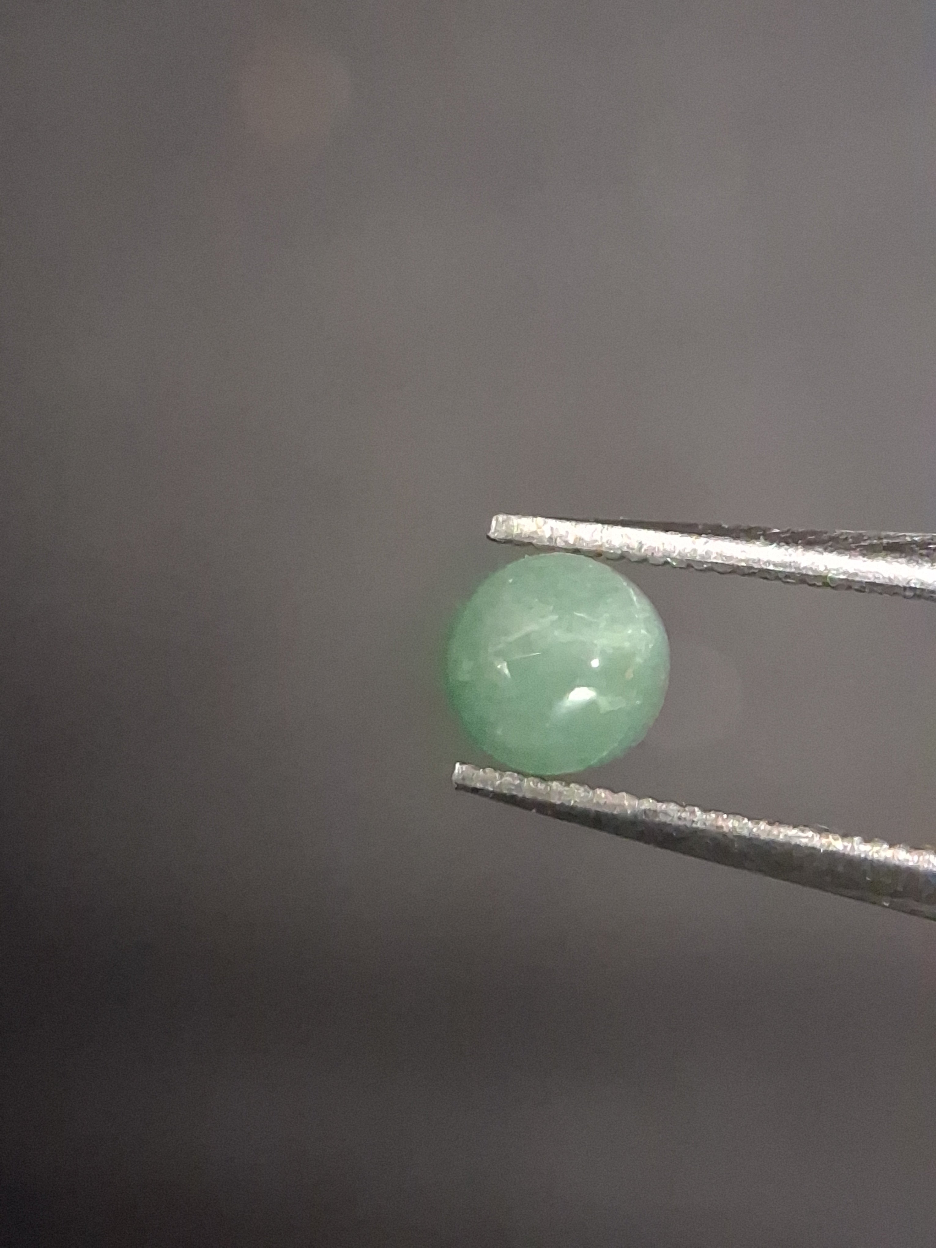 Natural Aventurine - cabochon - round - 4mm - 0.295 ct - green aventurine