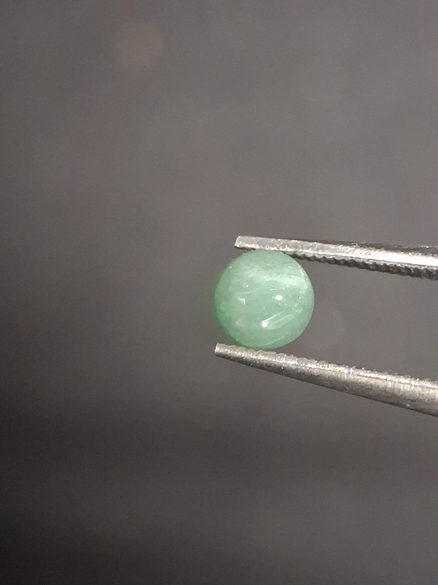Natural Aventurine - cabochon - round - 4mm - 0.295 ct - green aventurine