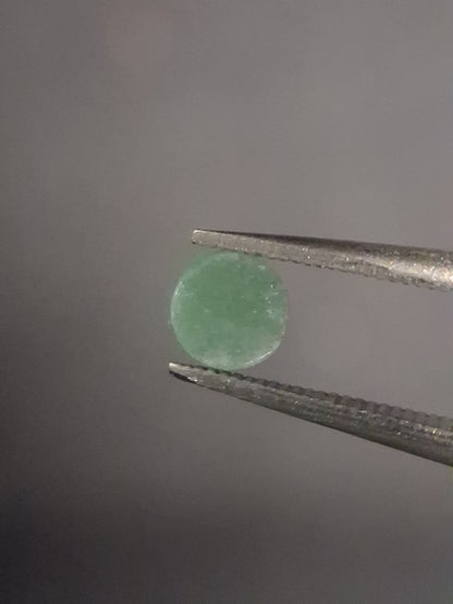 Natural Aventurine - cabochon - round - 4mm - 0.295 ct - green aventurine