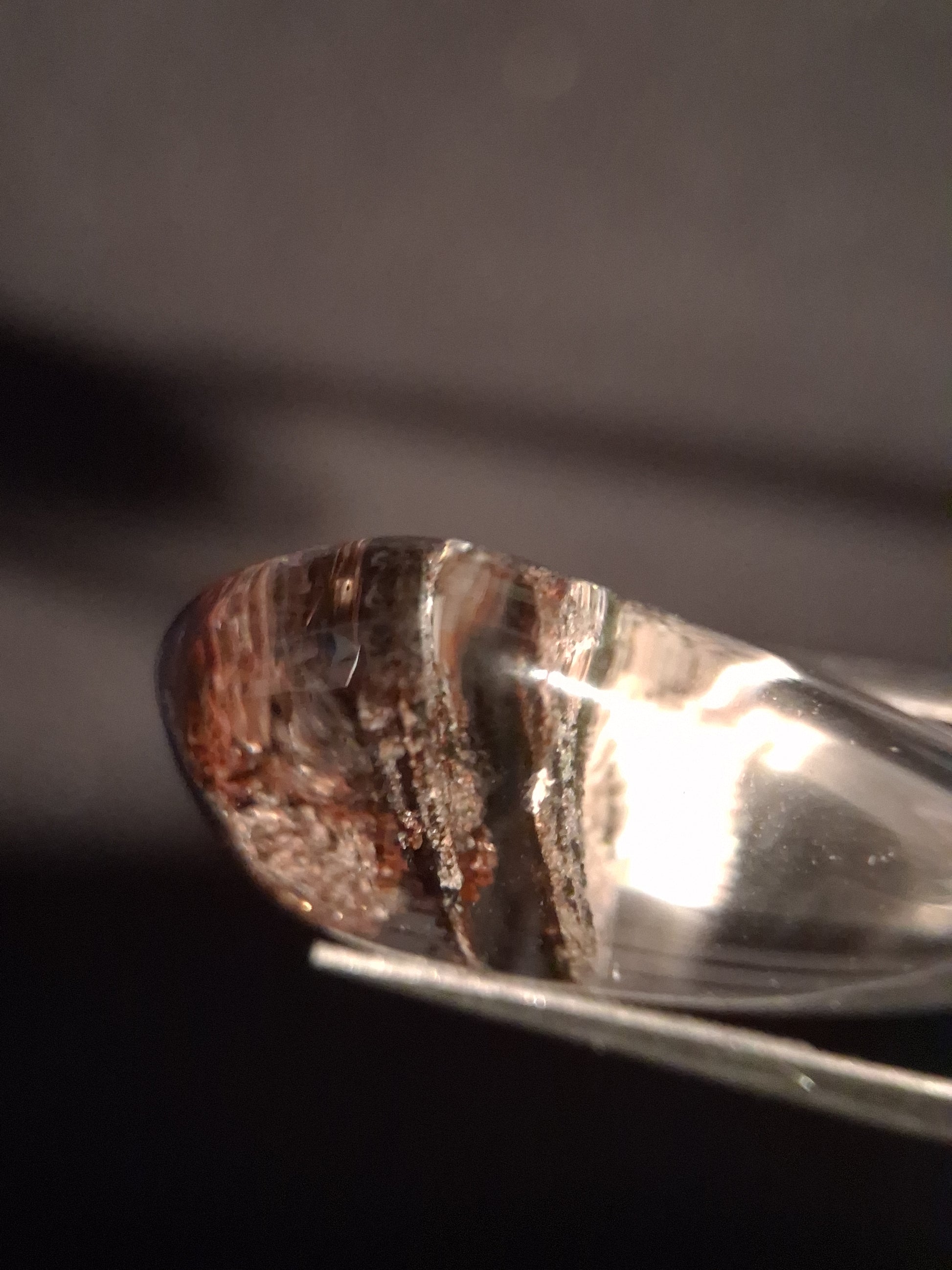 Natural Phantom Quartz - oval polished - 2.8 cm - beautiful multi-layered - Natural Gems Belgium