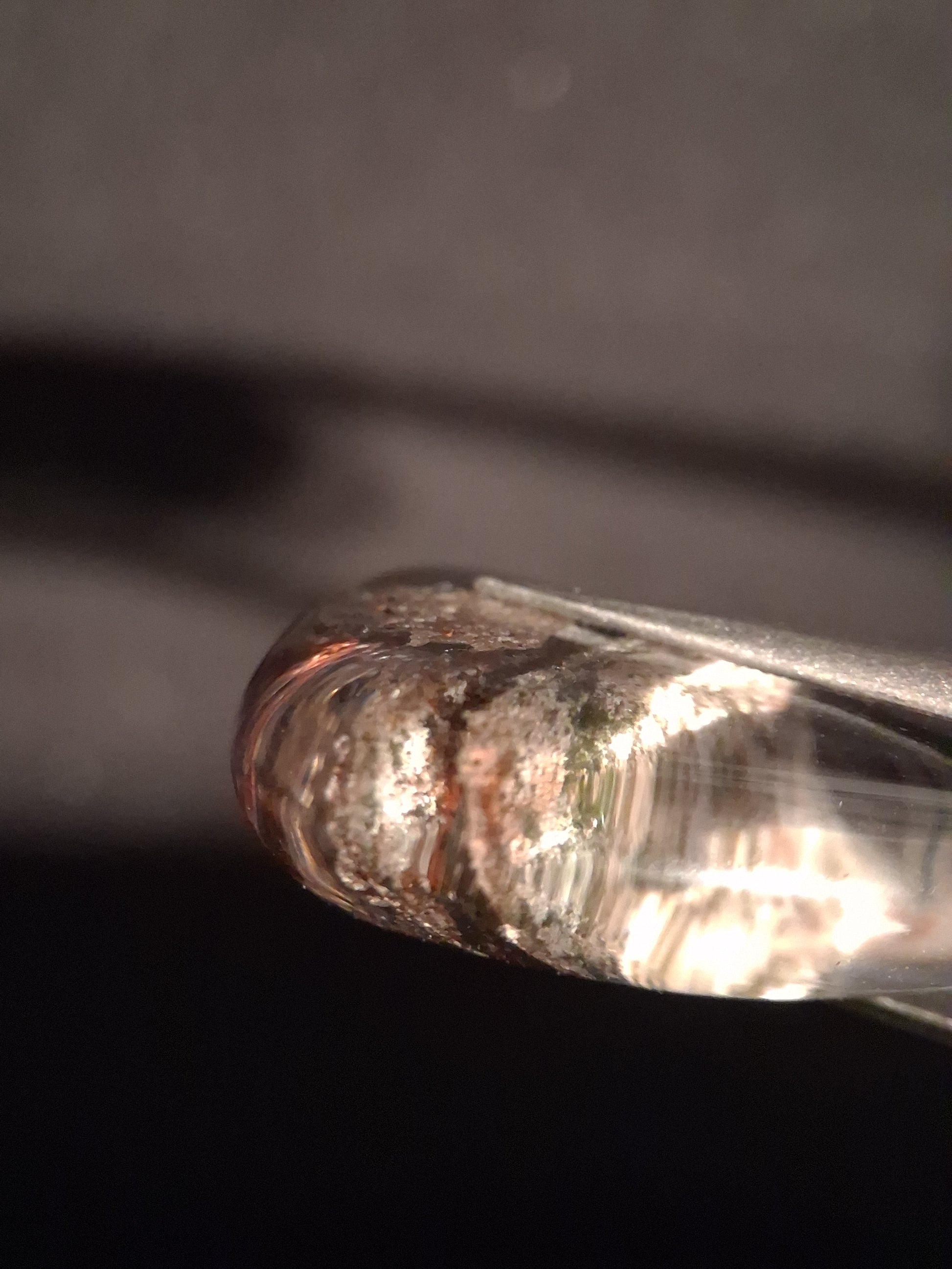 Natural Phantom Quartz - oval polished - 2.8 cm - beautiful multi-layered - Natural Gems Belgium